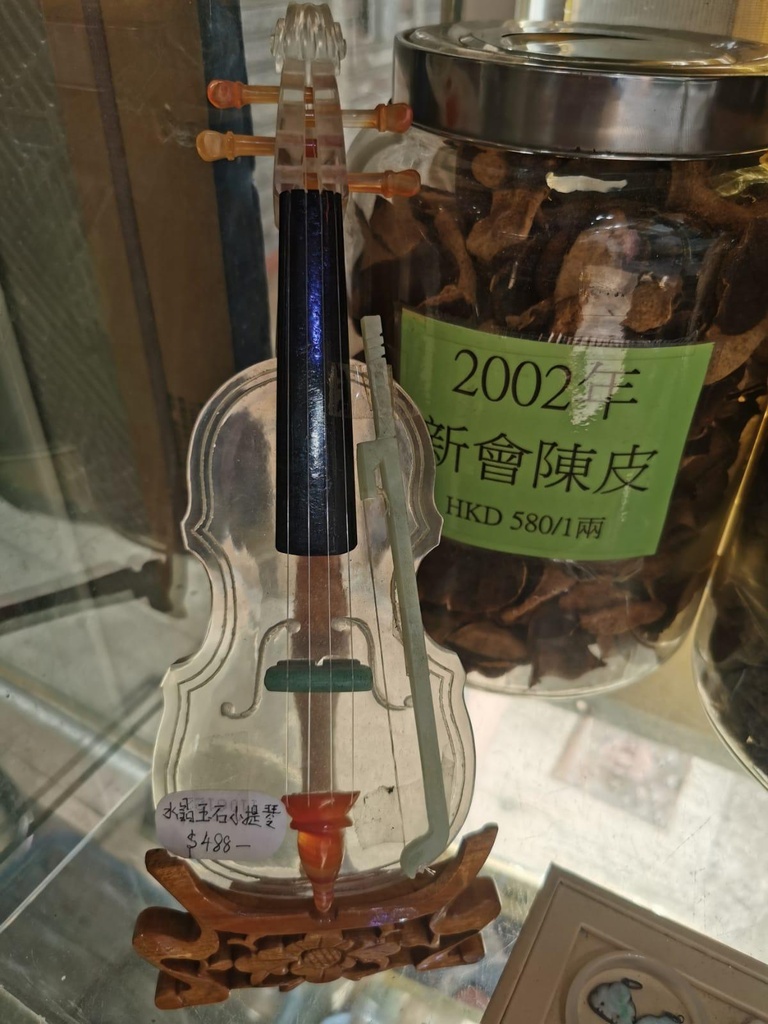 水晶玉石小提琴